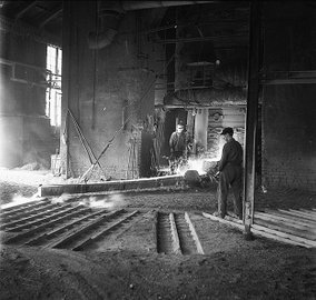 Lienshyttan, 1940-talet. Foto: Evert Jansson